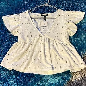 Babydoll drill top